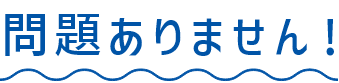 問題ありません