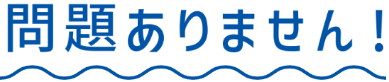 問題ありません